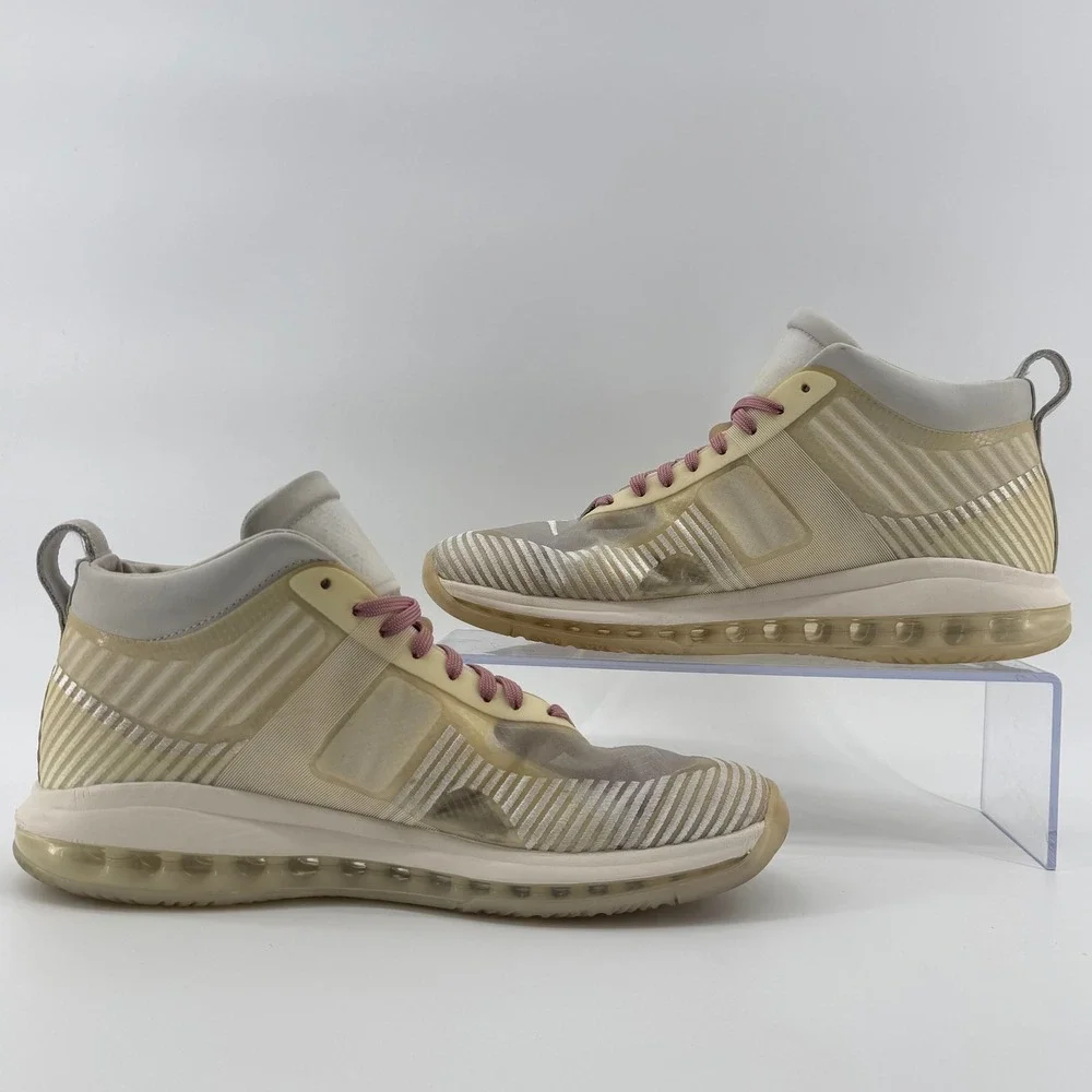 Nike LeBron James x John Elliott Icon Men‎ 13 Sail White Grey AQ0114-101 Sneaker